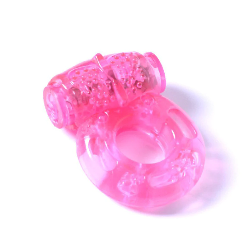 Magic Touch Vibrating Cock Ring Rose
